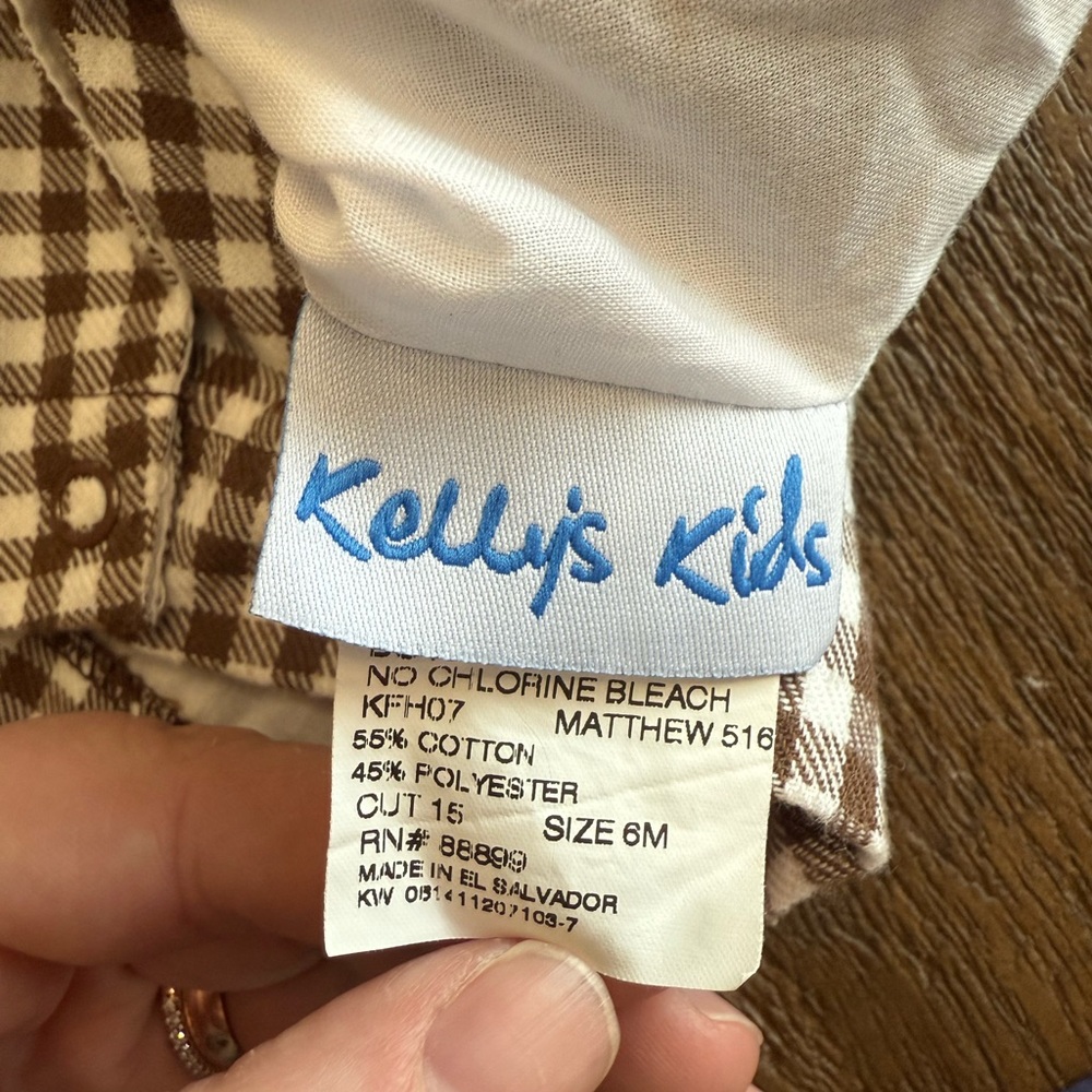 Turkey Gingham Overall - Picture 5 of 5